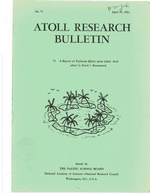 ATOLL BULLETIN - repository.si.edu