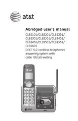 ATT CL82301 Phone Complete User Manual