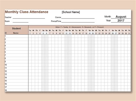 ATTENDANCE RECORD - lcaed.com