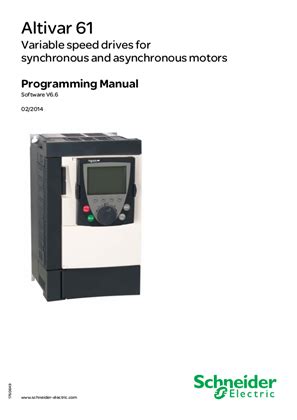 ATV61 Programming Manual