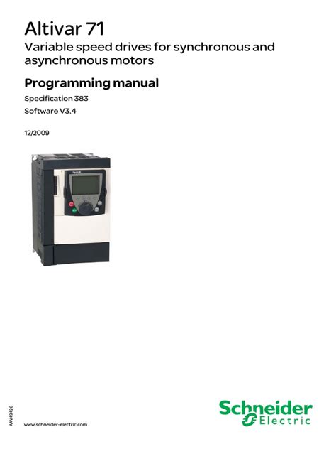 ATV71S383 programming manual EN AAV494266 06 pdf