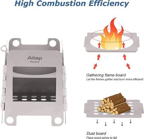 ATiAP Camping Stove Wood Burning Stove Outdoor Folding …