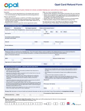 AU NSW Opal Refund And Balance Transfer Policy 2024 …