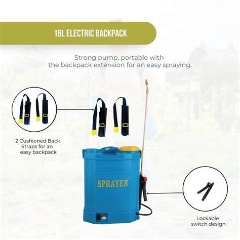 AU STOCK Rechargeable Backpack Pressure Sprayer 16L - Portable Garden - raincitystudios.com