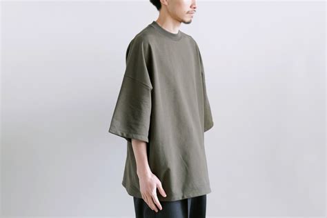 AUBETT” GIZA空紡インレー OVERSIZED TAPERED T-SHIRTS