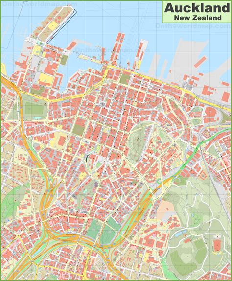 Auckland CBD map - Auckland Central Business District … - wintechmobiles.com