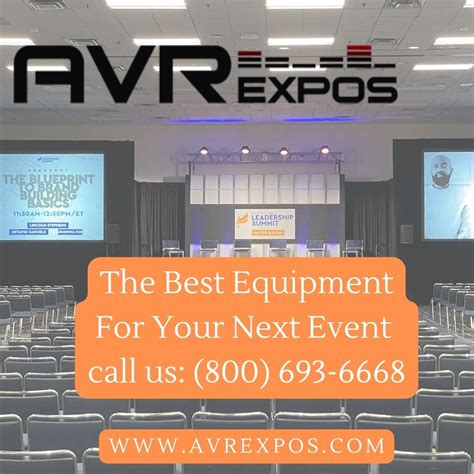 Audio Visual Rentals Nationwide | AVR Expos - coolestguyplanet.net