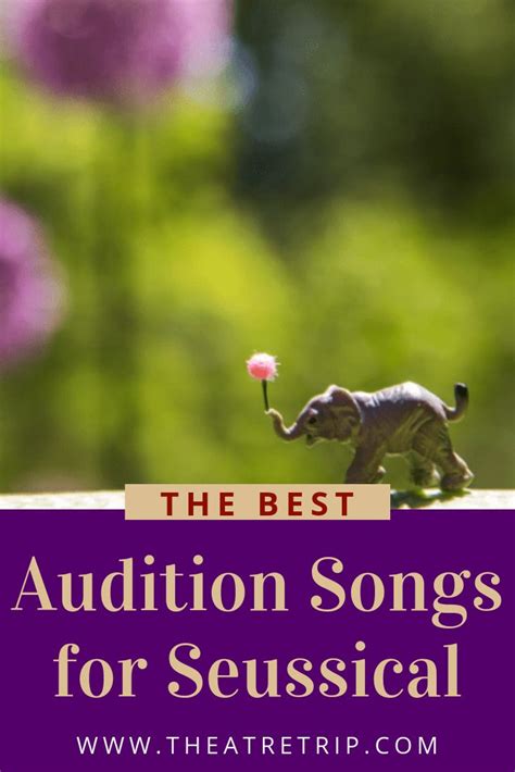 Audition Songs for Seussical - By Character | Theatre Trip - muktibox.com