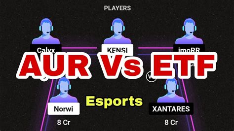 AUR vs FZE ESPORTS DREAM11 TEAM PREDICTION - YouTube