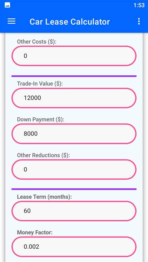 Auto Lease Calculator - raincitystudios.com