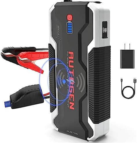 AUTOGEN Car Jump Starter 3000A 24000mah Portable 12V Jump …