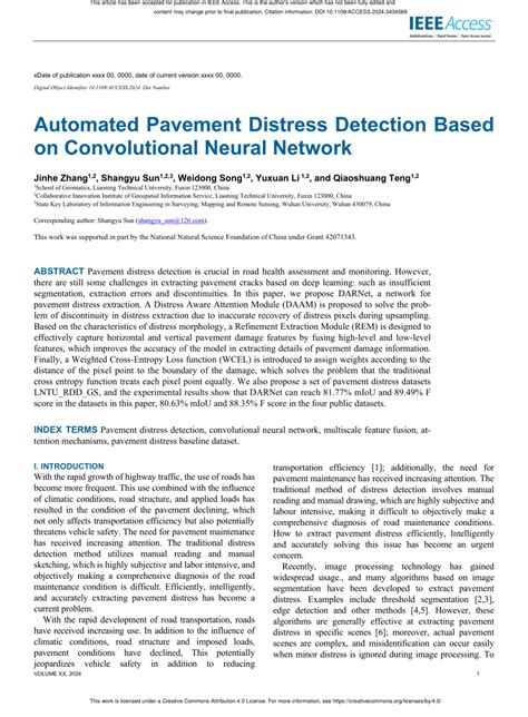Automated Pavement Distress Detection Based on ... - IEEE Xplore - coolestguyplanet.net