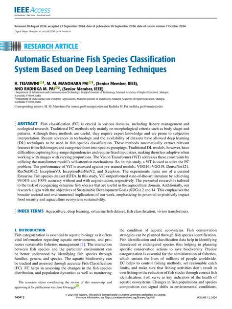 Automatic Fish Species Classification Using Deep ... - Springer - raincitystudios.com