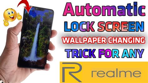 AUTOMATIC LOCK SCREEN WALLPAPER CHANGING TRICK FOR ANY REALME ... - YouTube