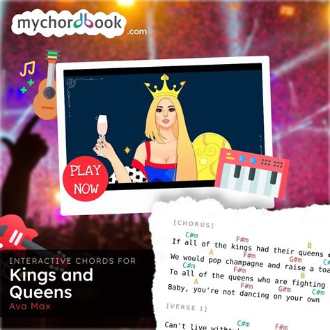 AVA MAX - KINGS AND QUEENS CHORDS - Chords and tabs