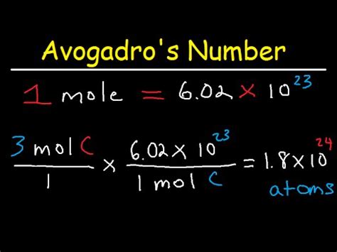 Avogadro's Number, The Mole, Grams, Atoms, Molar Mass ... - wintechmobiles.com