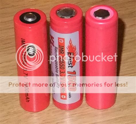 AW IMR 1600mAh v Efest IMR 1500mAh v Sanyo UR18650W2