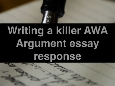 AWA Writing Tips