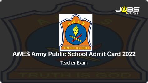 AWES Admit Card 2022 Download Exam Date amp Pattern www awesindia com