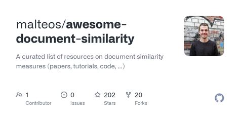 Awesome Document Similarity Measures - GitHub - coolestguyplanet.net