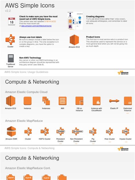 AWS Simple Icons Ppt Amazon Web Services Centralized Computing