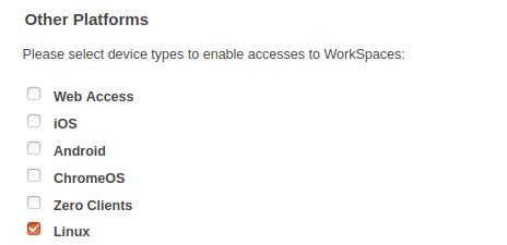 AWS Workspace Device is not Authorized Linux Client