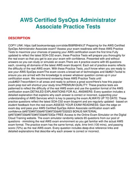 AWS-SysOps PDF Testsoftware