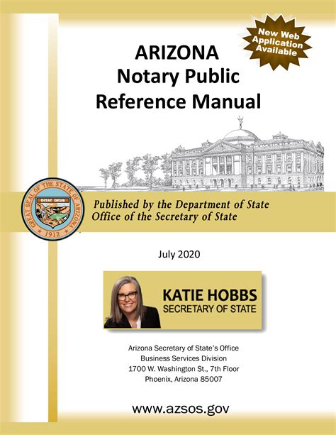 AZ Notary Public Reference Manual
