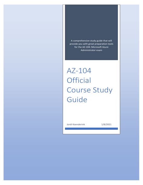 AZ-104 Prüfungs Guide