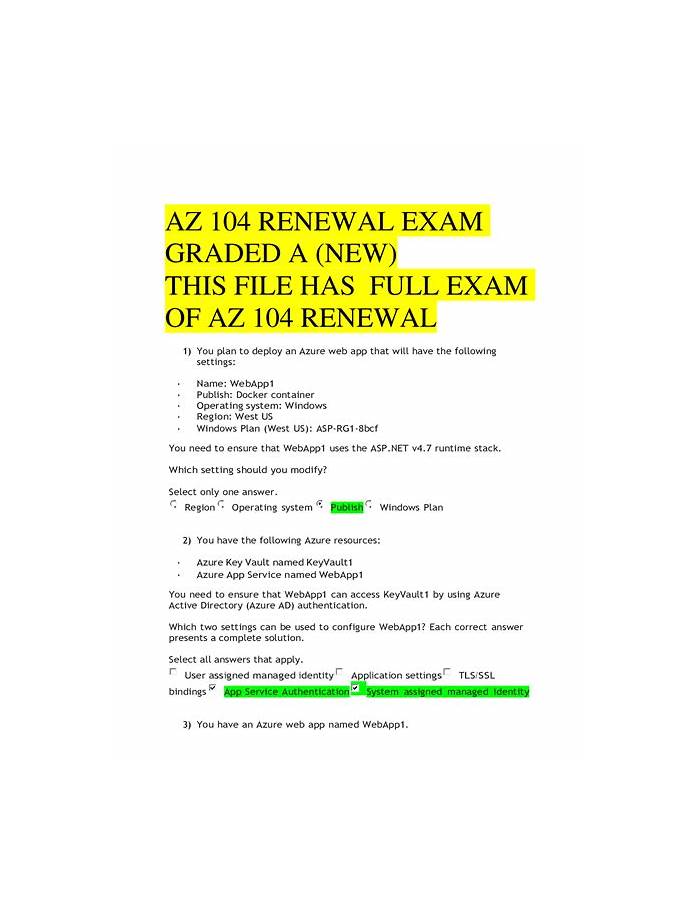 AZ-104 Exam PDF