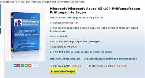 AZ-104-Deutsch Online Prüfung