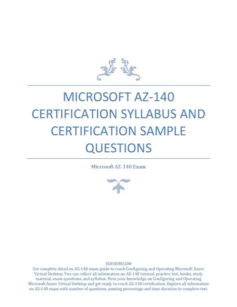 AZ-140 Zertifizierungsfragen