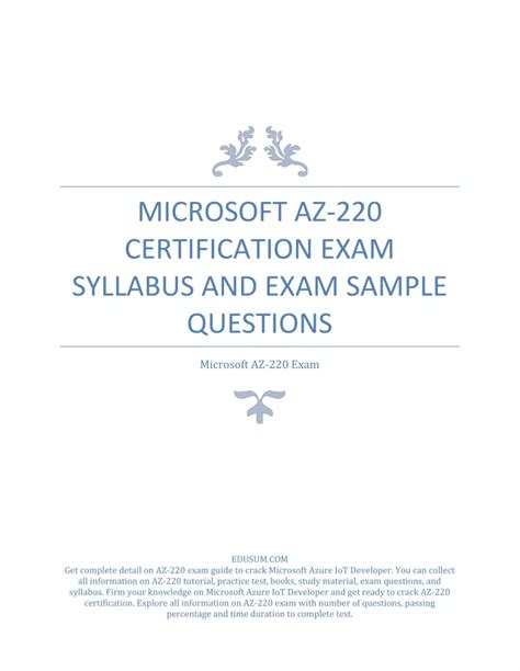 AZ-220 Exam Fragen