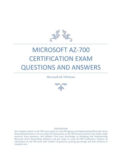 AZ-700 Exam Fragen