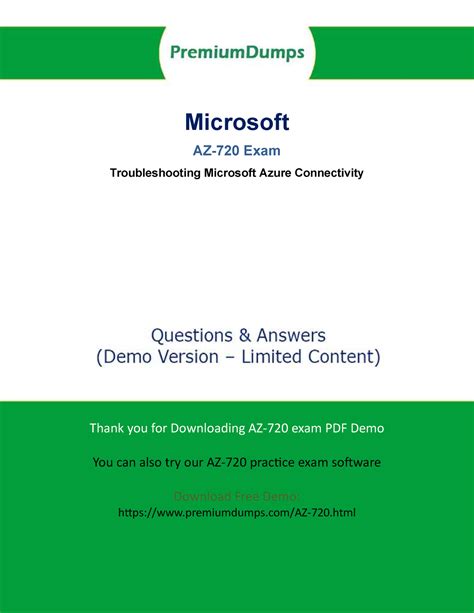 AZ-720 PDF Demo