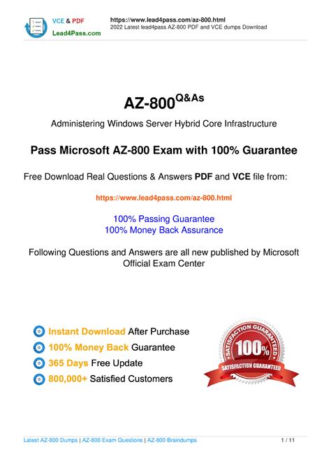 AZ-800 Verified Answers