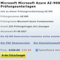 AZ-900-Deutsch Zertifizierung