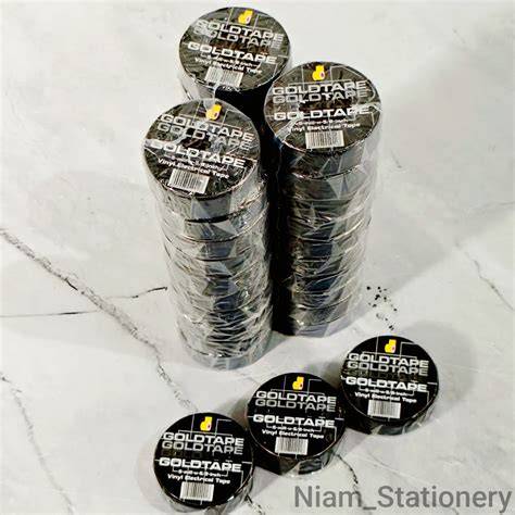 Azka Stationery SATU SLOP ( 10 PCS ) Isolasi Selotip Lakban Hitam ... - raincitystudios.com