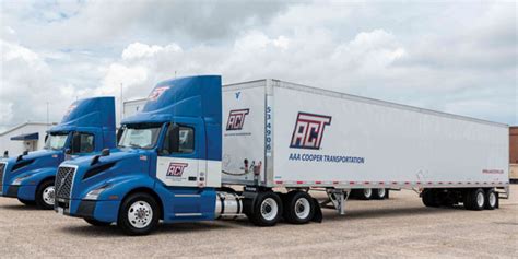 AAA Cooper Transportation (ACT) is a family owned, non-union, regional less-than-truckload trucking firm serving 12 southeastern states and Puerto Rico plus the industrial areas of Chicago, Cincinnati, Louisville and Minneapolis. ACT has strategically placed Service Centers in the Southeast to allow our customers to receive next day and two day service between points.