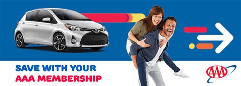 Aaa discount auto rental. AAA members save up to 20% off the base rate of all rentals. Add an additional driver for free, save $13.50 per day. Add a free child safety seat to your rental, save $13.99 per day. Save 10% off prepaid gas when you add Fuel Purchase Options to your rental. Young Renter fee waived for AAA members 20-24yrs, save $29.99 per day. 