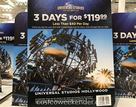 Universal theme park tickets. Universal Orlando Resort. Buy 2 days, get 3 days free at Universal Orlando Resort when you purchase through AAA. Ticket is valid for use through December 14, 2023. Blockout dates and restrictions apply.. 