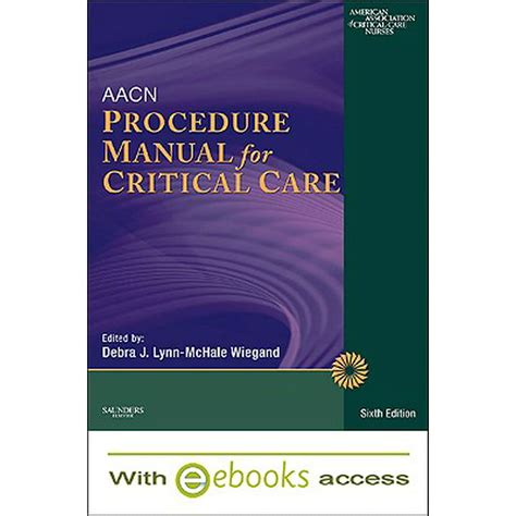 Aacn procedure manual for critical care. - Toyota avensis petrol service and repair manual.