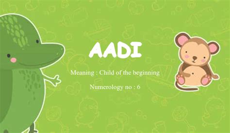 Aadi Name Meaning - Prokerala