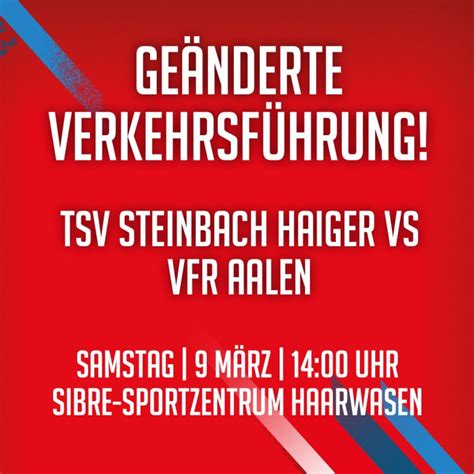 Aalen vs. TSV Steinbach - 8 April 2024 - Soccerway