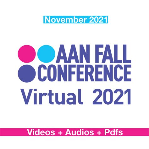 Aan fall conference 2021. .  ...