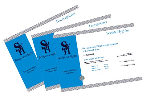 Aanvraag SVH Diploma Sociale Hygiëne