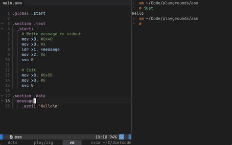 Aarch64 assembly example.  The intent of this repo is to build up some code ...