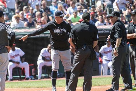 Aaron Boone ejected early over rules debate; Yankees rally secure series win over Guardians