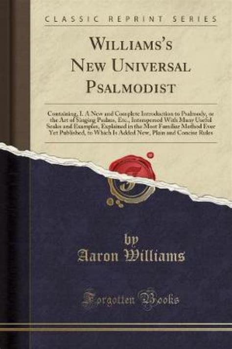 Aaron William new universal psalmodist pdf