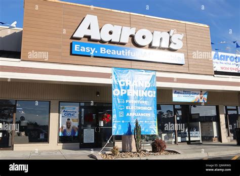 Aaron's 1703 S Jackson St. Open Now - Closes at 7:00 PM. 1703 S Jackson St. Jacksonville, TX 75766. US. (903) 589-0100. Visit Store Website Get Directions. Find a Store. Aaron's in Jacksonville, FL offers rent to own furniture, washers & dryers, refrigerators, TVs, mattresses, and more with affordable monthly payments.. 